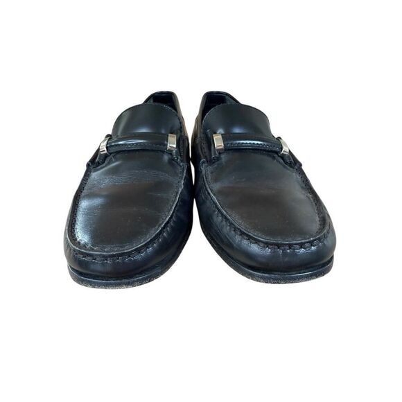 Tod’s Black Leather Bit Loafers Size 6.5 | Classic Italian Slip-On Shoes - Picture 5 of 13